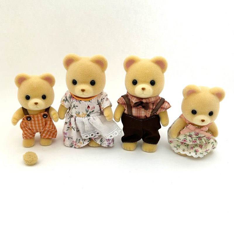 [Used] Dolls BEAR FAMILY Epoch Japan FS-04 Sylvanian Families