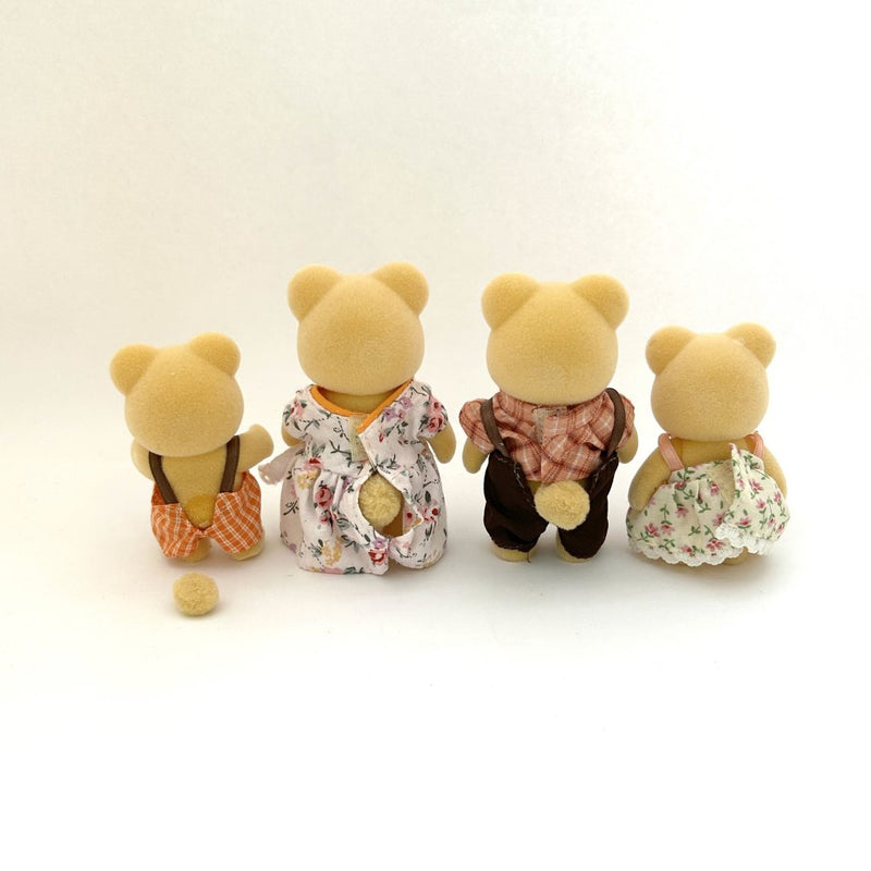 [Used] Dolls BEAR FAMILY Epoch Japan FS-04 Sylvanian Families