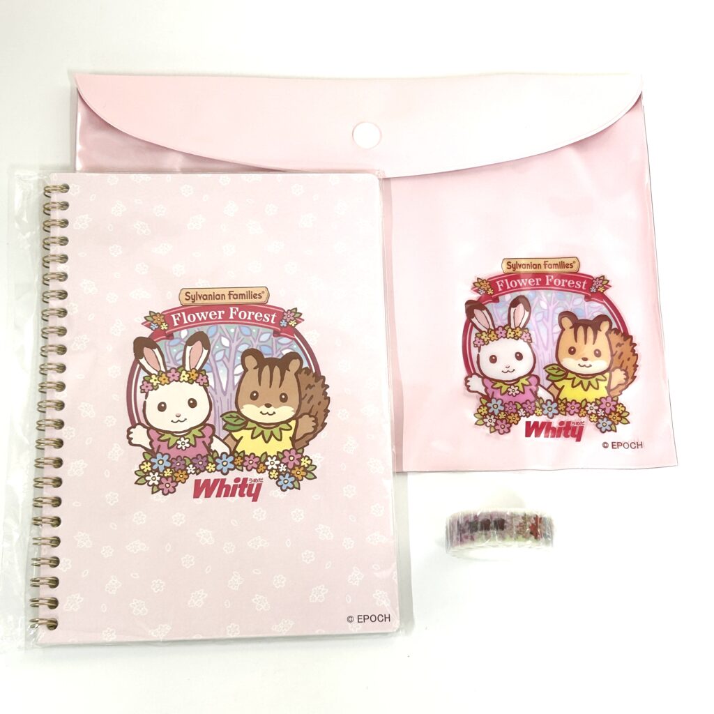 Whity Umeda Collaboration Stationery Set Sylvanian Families Calico Critters