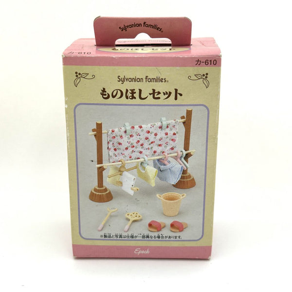 [Used] WASHING CLOTHESPOLE SET KA-610 Epoch Sylvanian Families