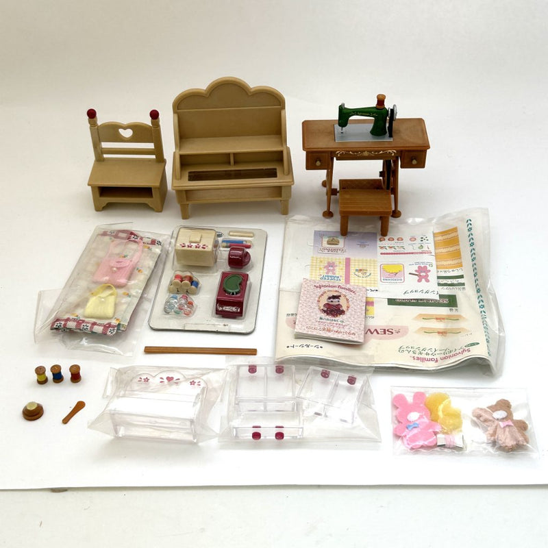 [Used] IVORY RABBIT'S SEWING SHOP MI-40 Japan Sylvanian Families