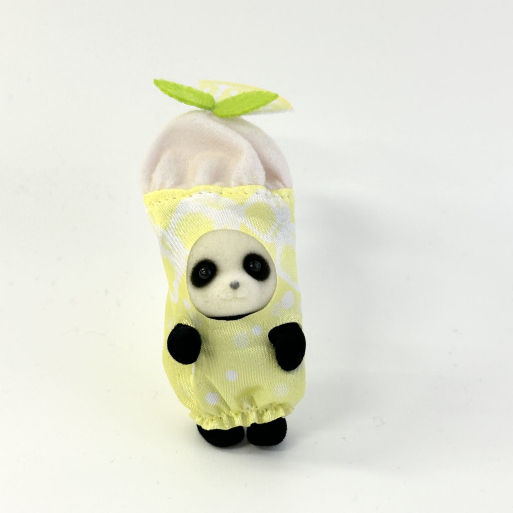 [used] Baby Panda In Lemonade Costume Clitter 2024 Sylvanian Families Calico Critters