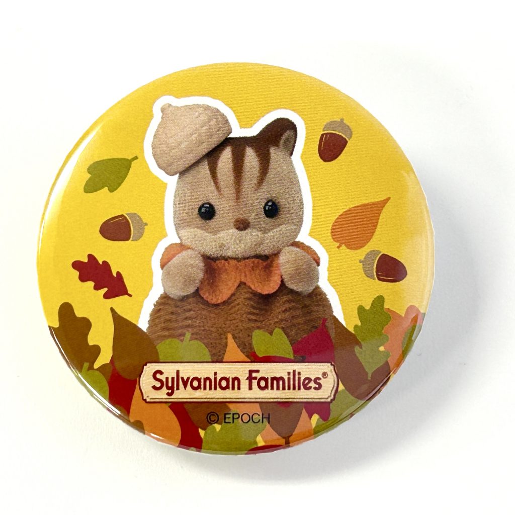 Button Clip Squirrel Baby Acorn Sylvanian Families Calico Critters