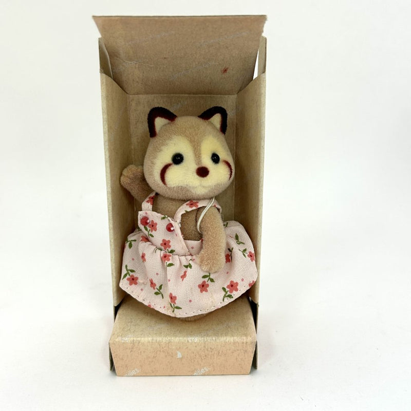 [Used] RACCOON GIRL Retired A-14 Epoch Japan Sylvanian Families