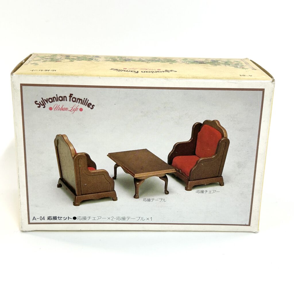 [used] Urban Life Reception Table and Chair A-04 Sylvanian Families Calico Critters