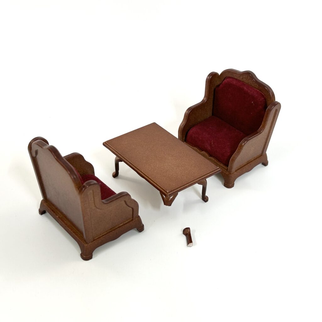 [used] Urban Life Reception Table and Chair A-04 Sylvanian Families Calico Critters