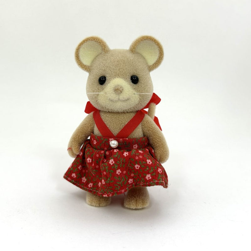 [Used] NORWOOD MOUSE GIRL retired Japan Epoch Sylvanian Families