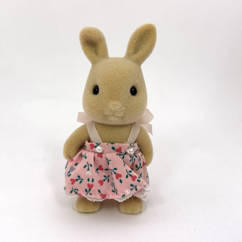 [Used] IVORY RABBIT GIRL (I) U-24-650 Epoch Japan Sylvanian Families