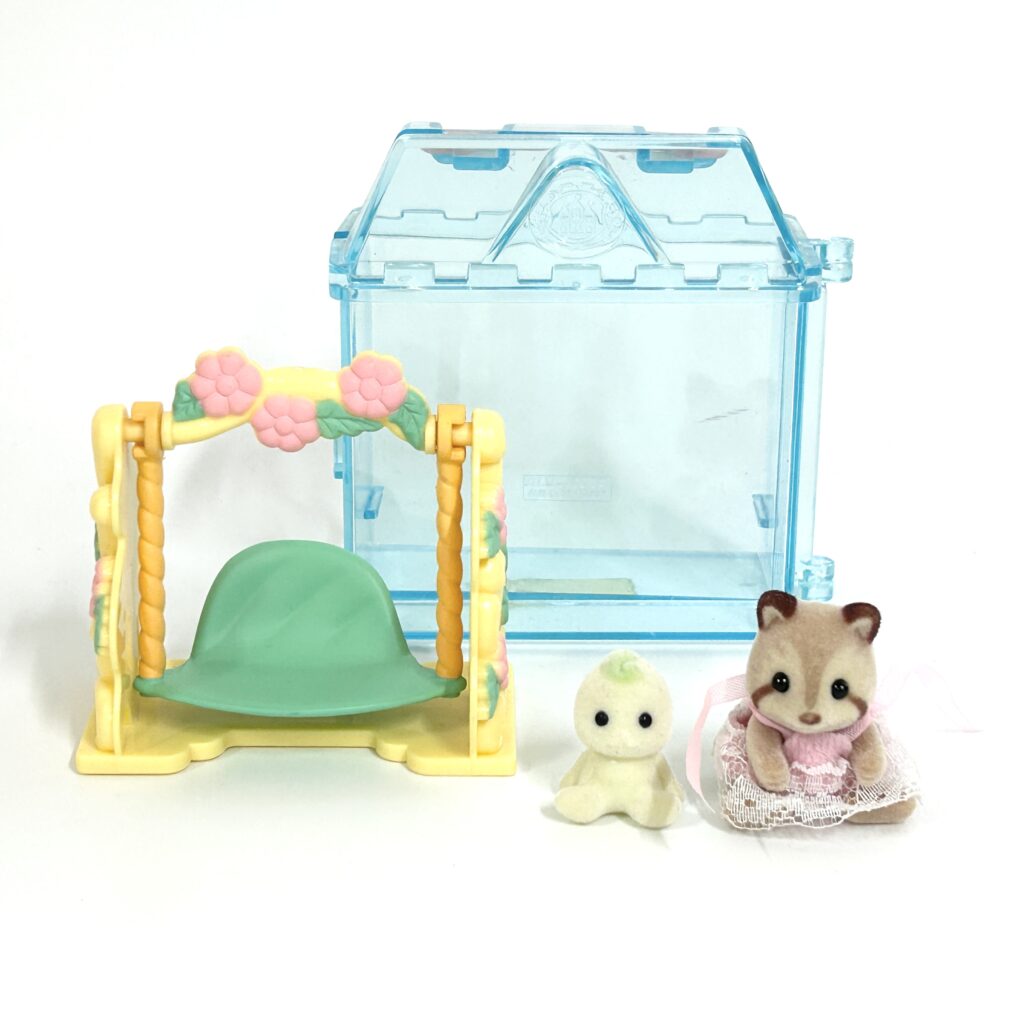 [used] Vintage Misty Forest Flower Swing 1997 F-10 Sylvanian Families Calico Critters