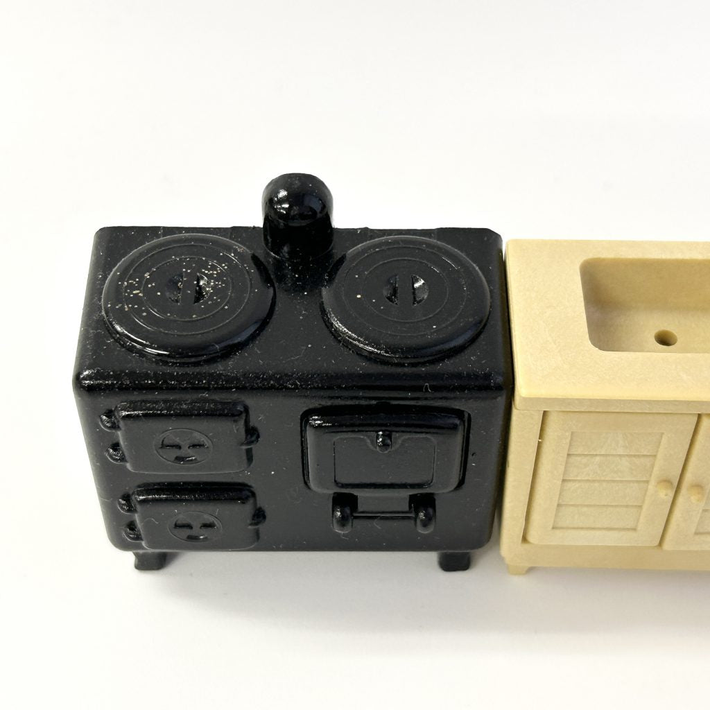 [used] Vintage Kitchen Set 1985 KA-10 Sylvanian Families Calico Critters