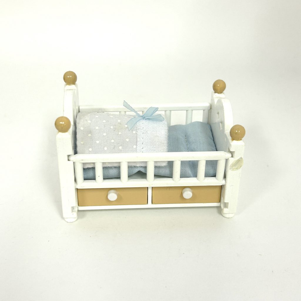 [Used] BABY BED / CRIB Epoch KA-203 Japan Sylvanian Families