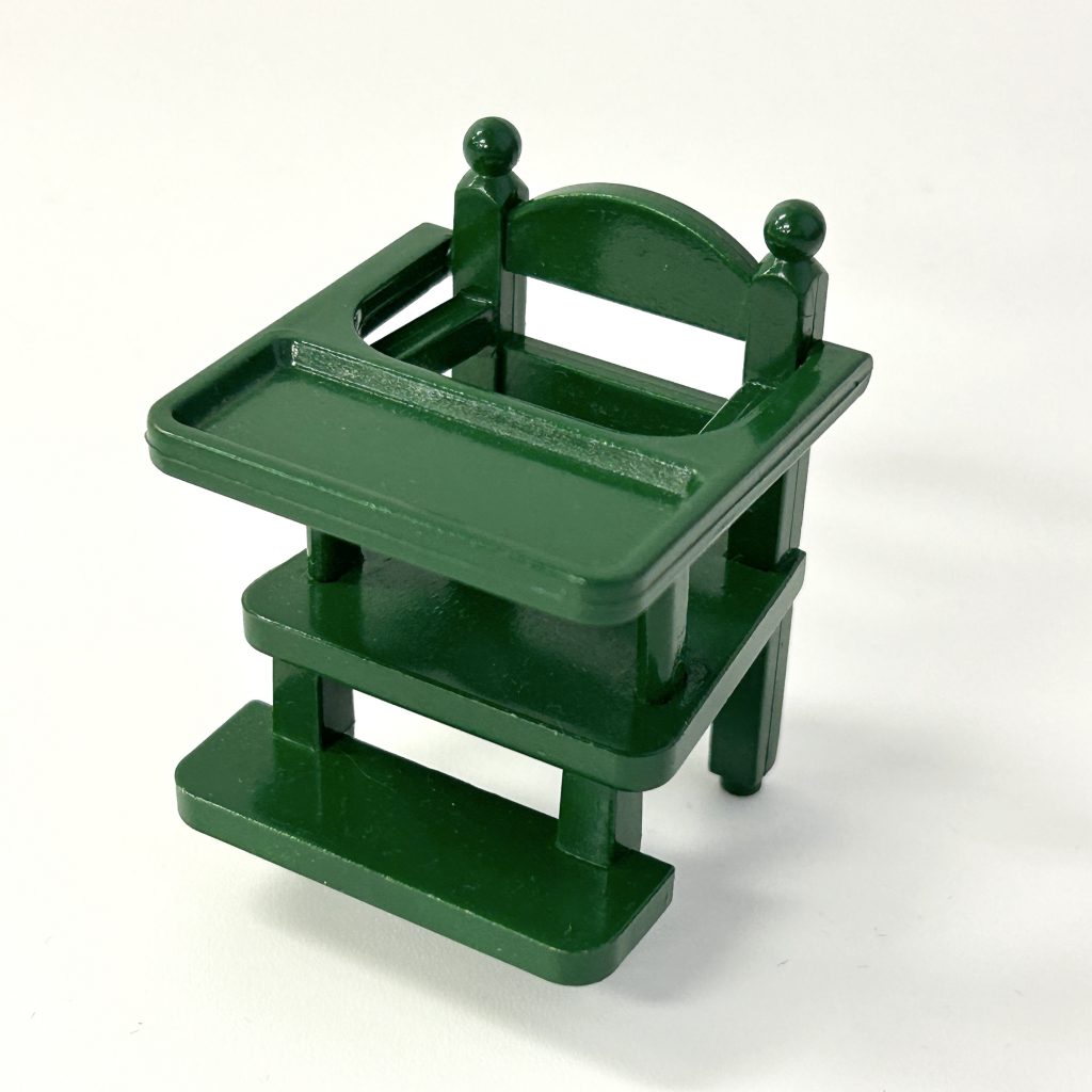 [used] Chaise Bébé Vintage Verte Sylvanian Families Calico Critters