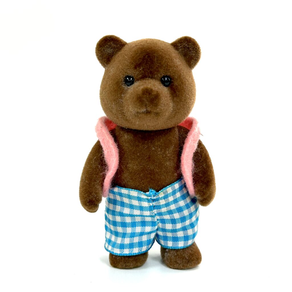 [used] Vintage Brown Bear Father Sylvanian Families Calico Critters