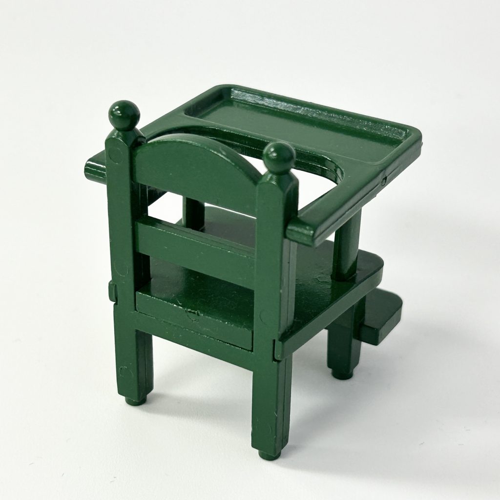 [used] Chaise Bébé Vintage Verte Sylvanian Families Calico Critters