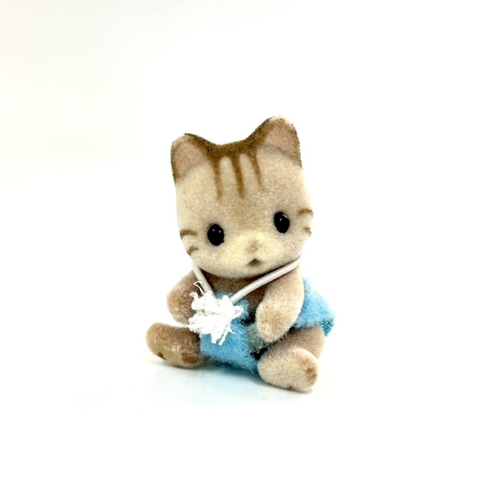 [used] Striped Cat Baby Sylvanian Families Calico Critters