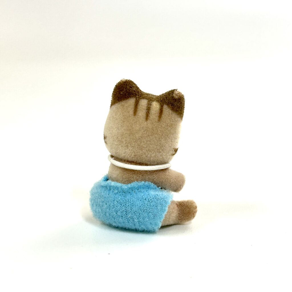 [used] Striped Cat Baby Sylvanian Families Calico Critters
