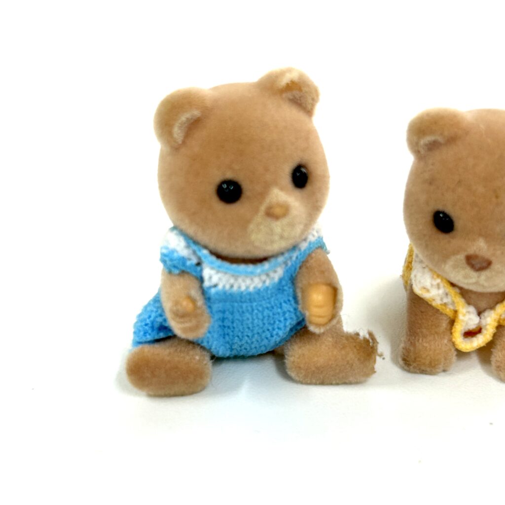 [used] Bear Babies Sylvanian Families Calico Critters