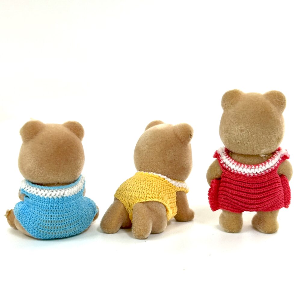 [used] Bear Babies Sylvanian Families Calico Critters
