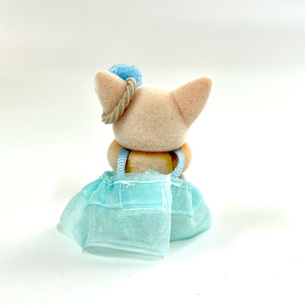Baby Tulle Puff Dress Set Blue Green Mayumi Handmade