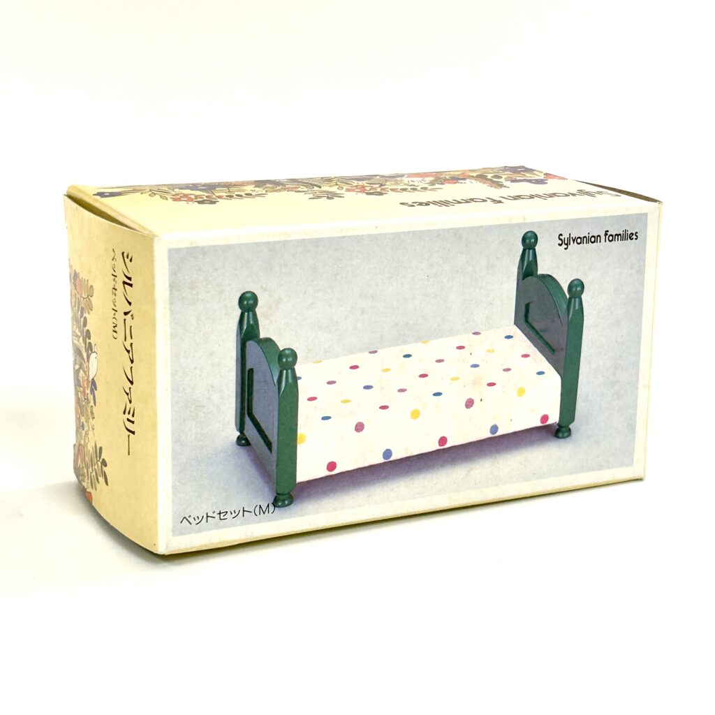 [used] Vintage Green Bed Sylvanian Families Calico Critters