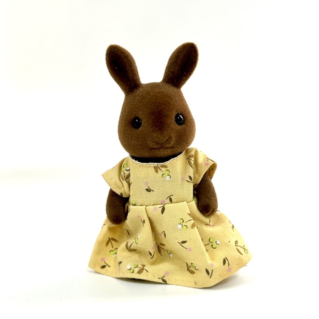 [used] Vintage Brown Rabbit Mother Sylvanian Families Calico Critters