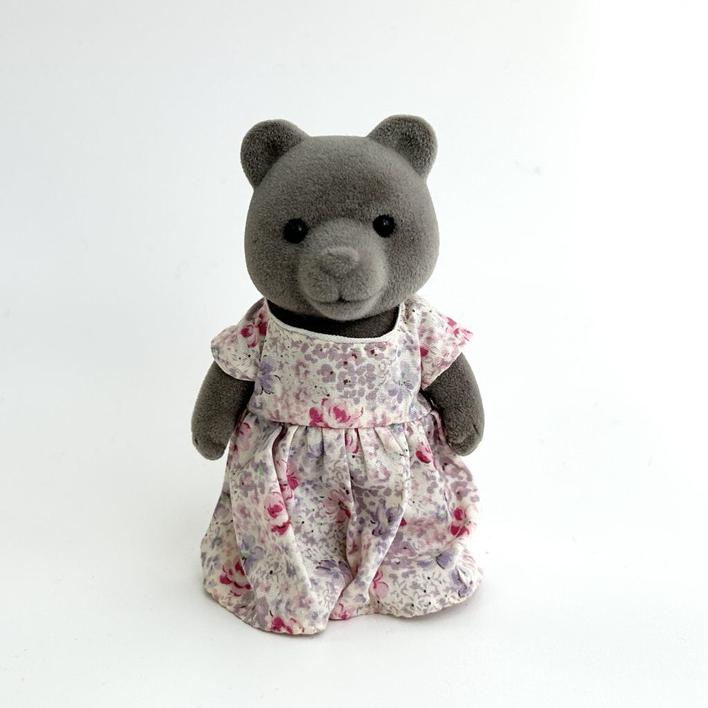 [used] Gray Bear Mother Reproduction version Ku-12 Sylvanian Families Calico Critters