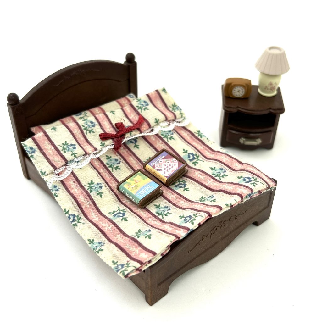 [Used] BED ACCESSORY SET Epoch Japan Sylvanian Families