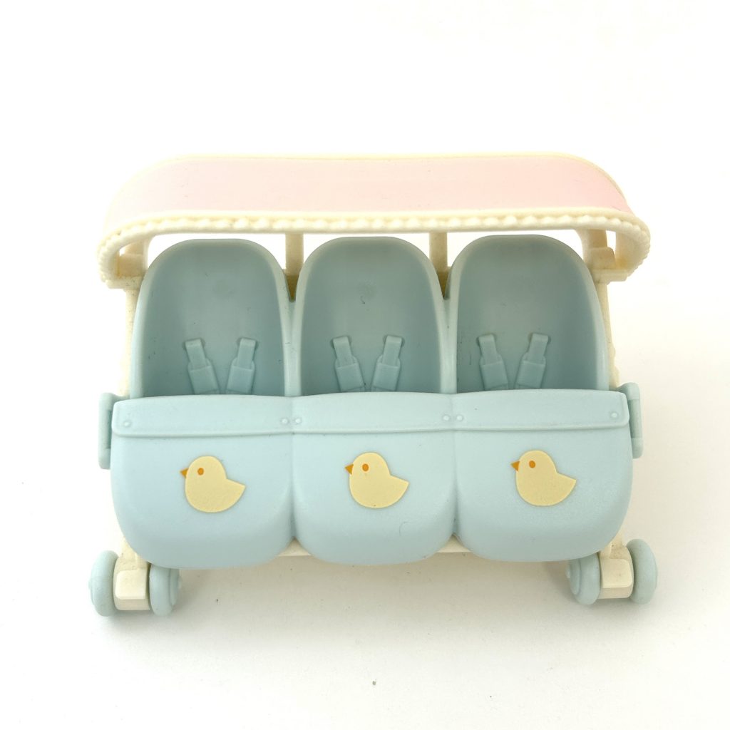 [Utilisé] POUSSETTE TRIPLE Bébé Epoch Japan Sylvanian Families