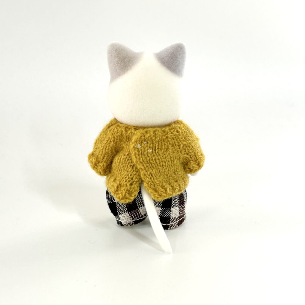Cat Day Sweater Set Tuxedo Cat Handmade