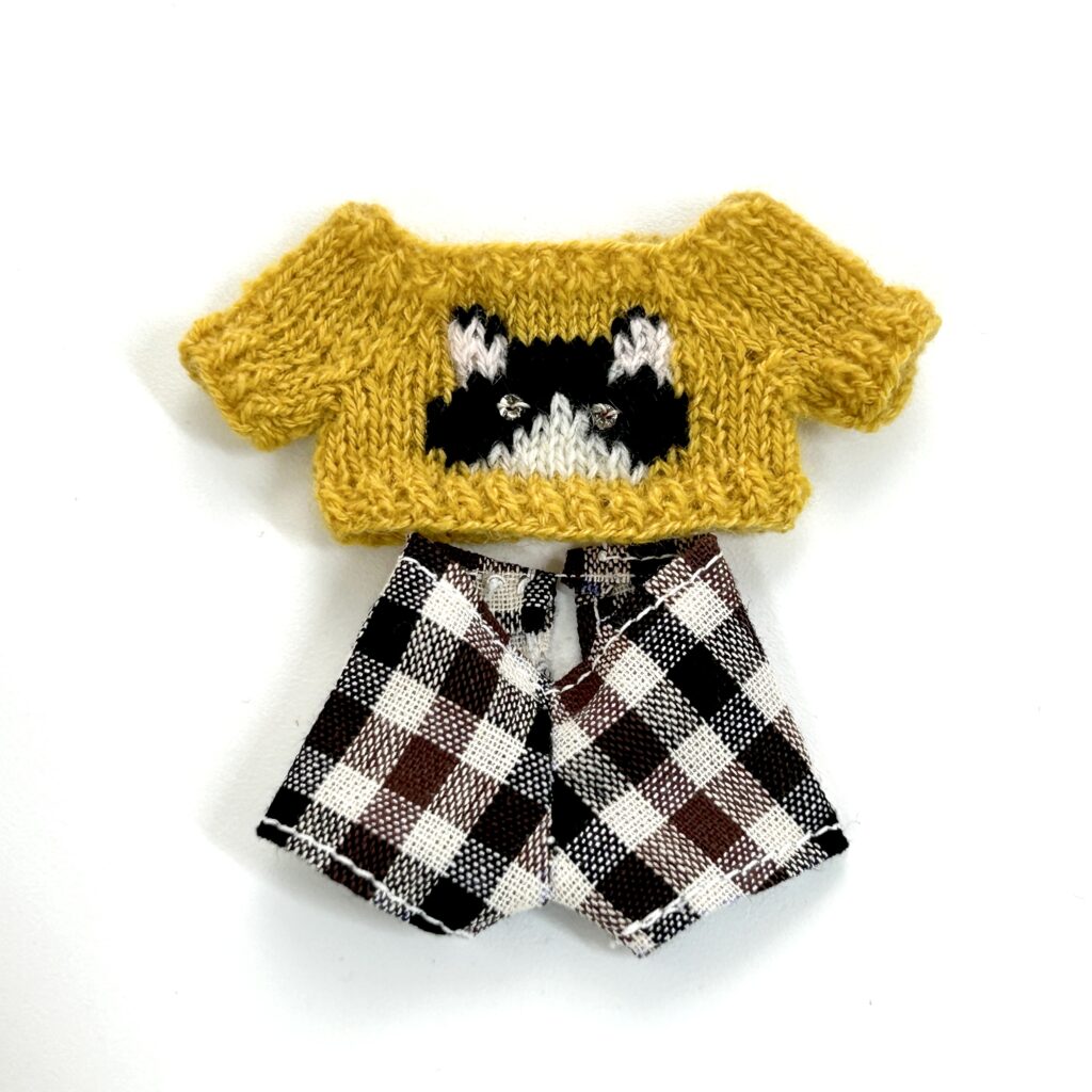 Cat Day Sweater Set Tuxedo Cat Handmade