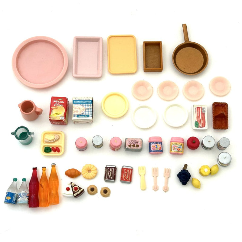 [Used] DISHWARE FOOD SET Epoch Japan Does not apply