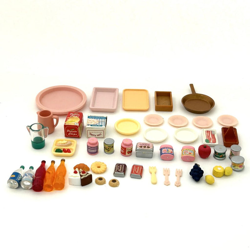 [Used] DISHWARE FOOD SET Epoch Japan Does not apply