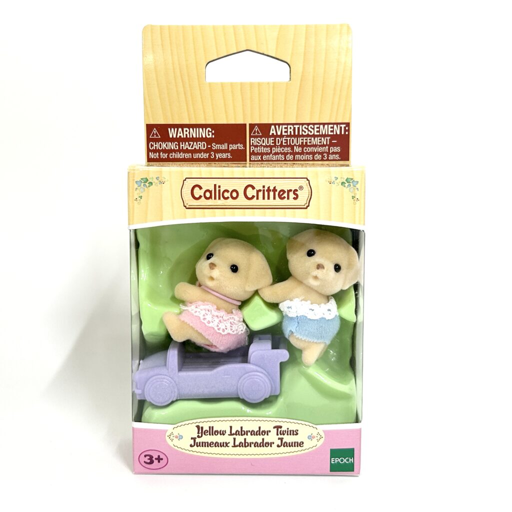[used] Yellow Labrador Twins CC2019 Sylvanian Families Calico Critters