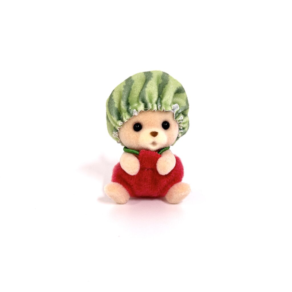 [used] Baby Fruit Party Series 2 Bear Baby 2023 Sylvanian Families Calico Critters