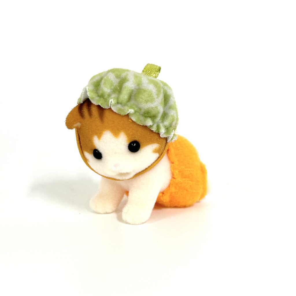 [used] Baby Fruit Party Series 2 Maple Cat Baby 2023 Sylvanian Families Calico Critters
