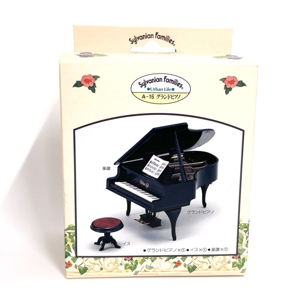 [used] Urban Life Grand Piano Black A-16 Sylvanian Families Calico Critters