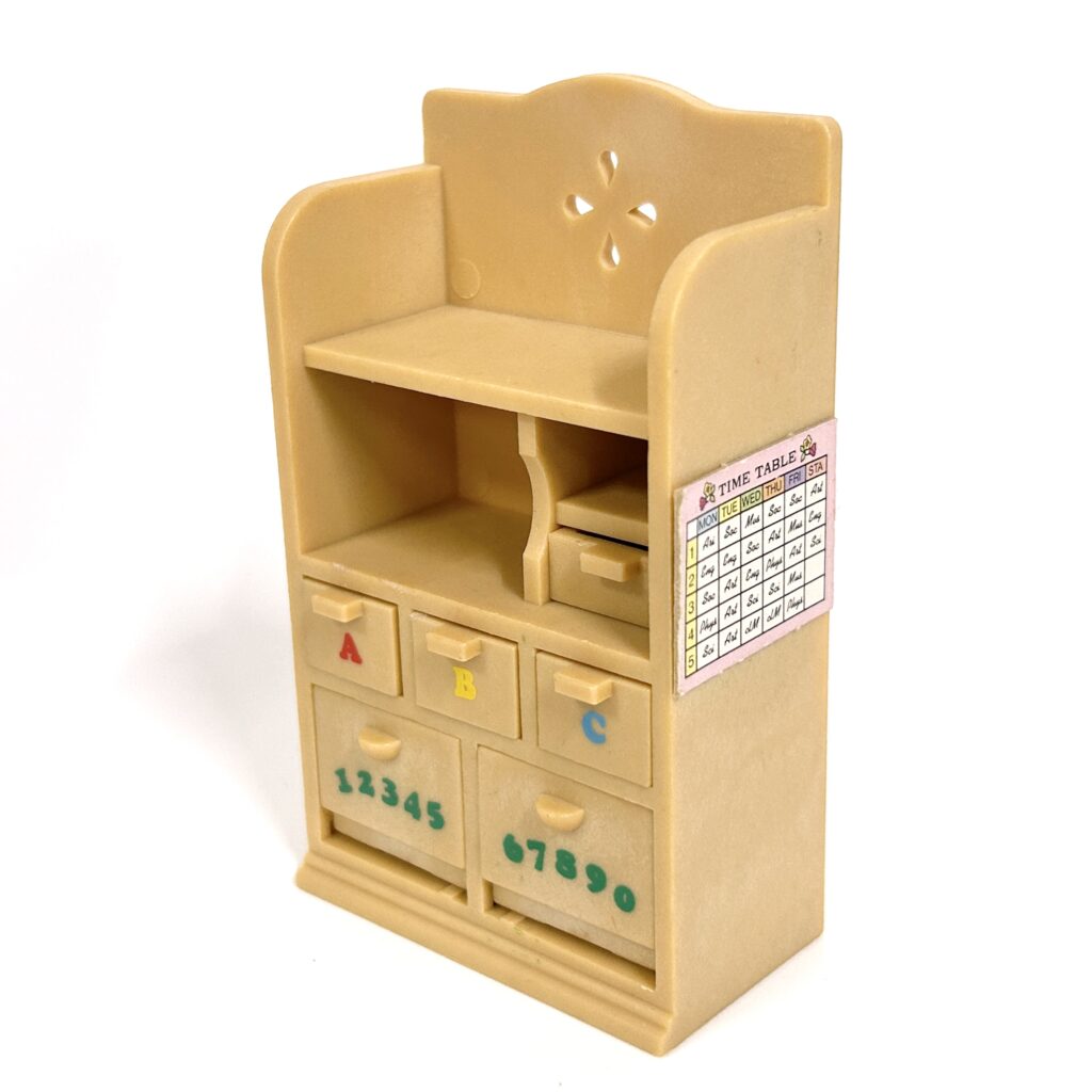 [used] Vintage Rack For Child Room 1987 KA-63 Sylvanian Families Calico Critters