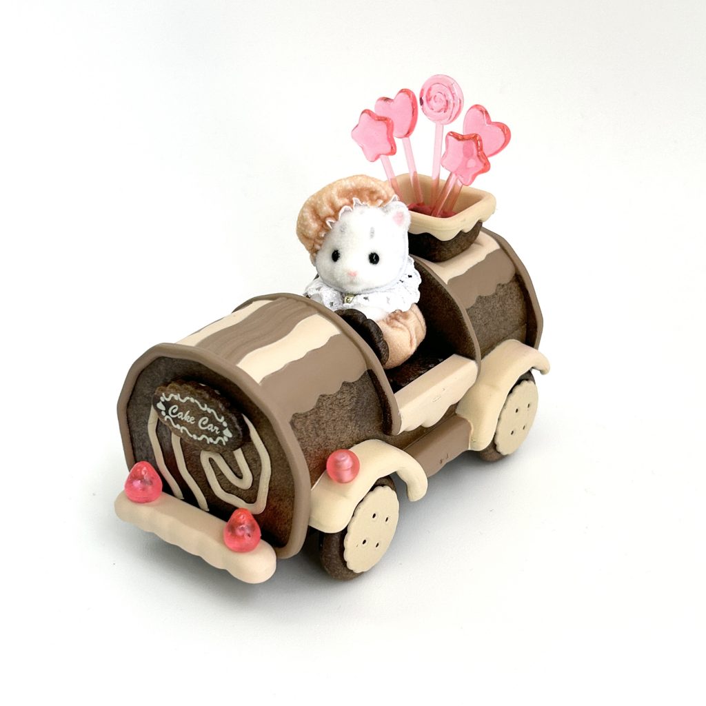 Gâteau au chocolat Voiture 2025 Familles Sylvanian Calico Critters