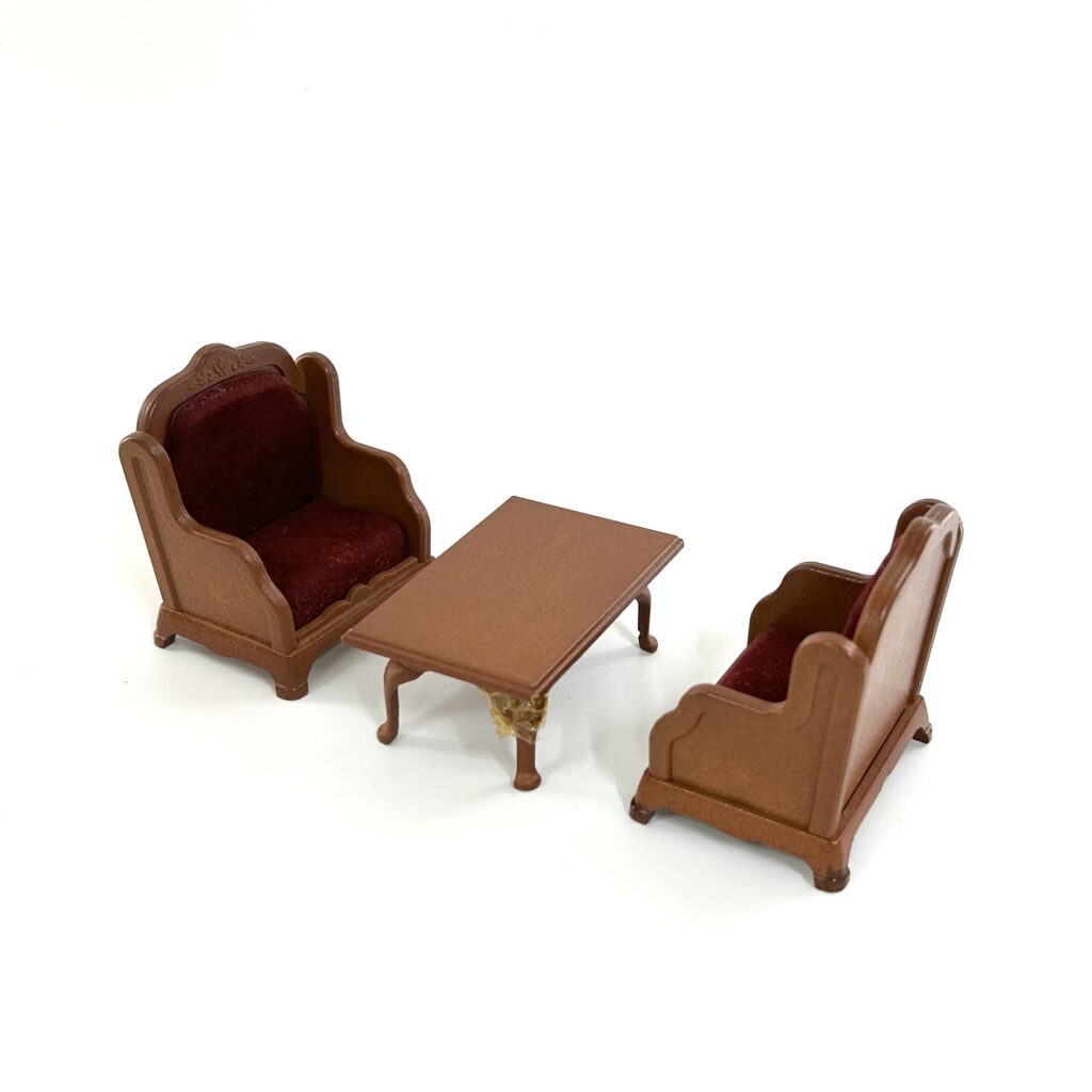 [used] Urban Life Reception Table and Chair A-04 Sylvanian Families Calico Critters