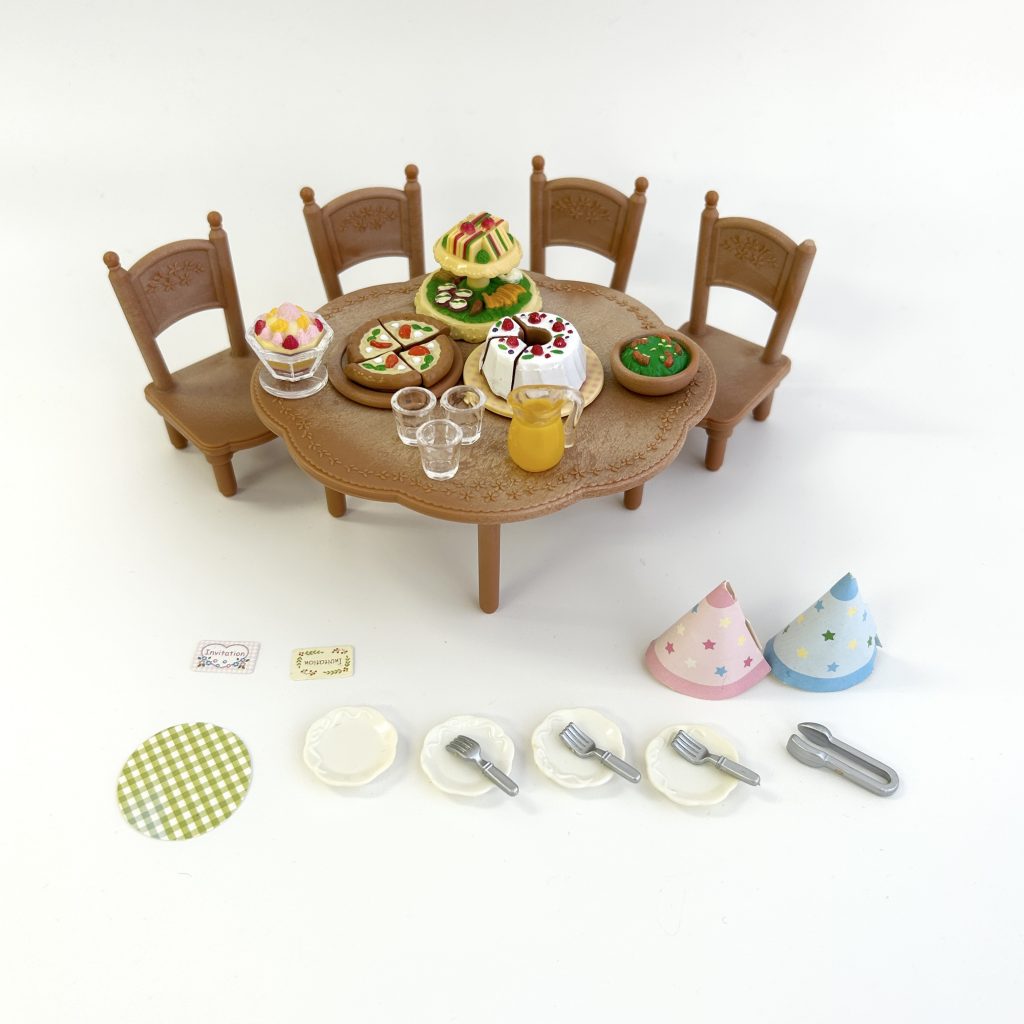 [used] Home Party Set KA-612 Sylvanian Families Calico Critters
