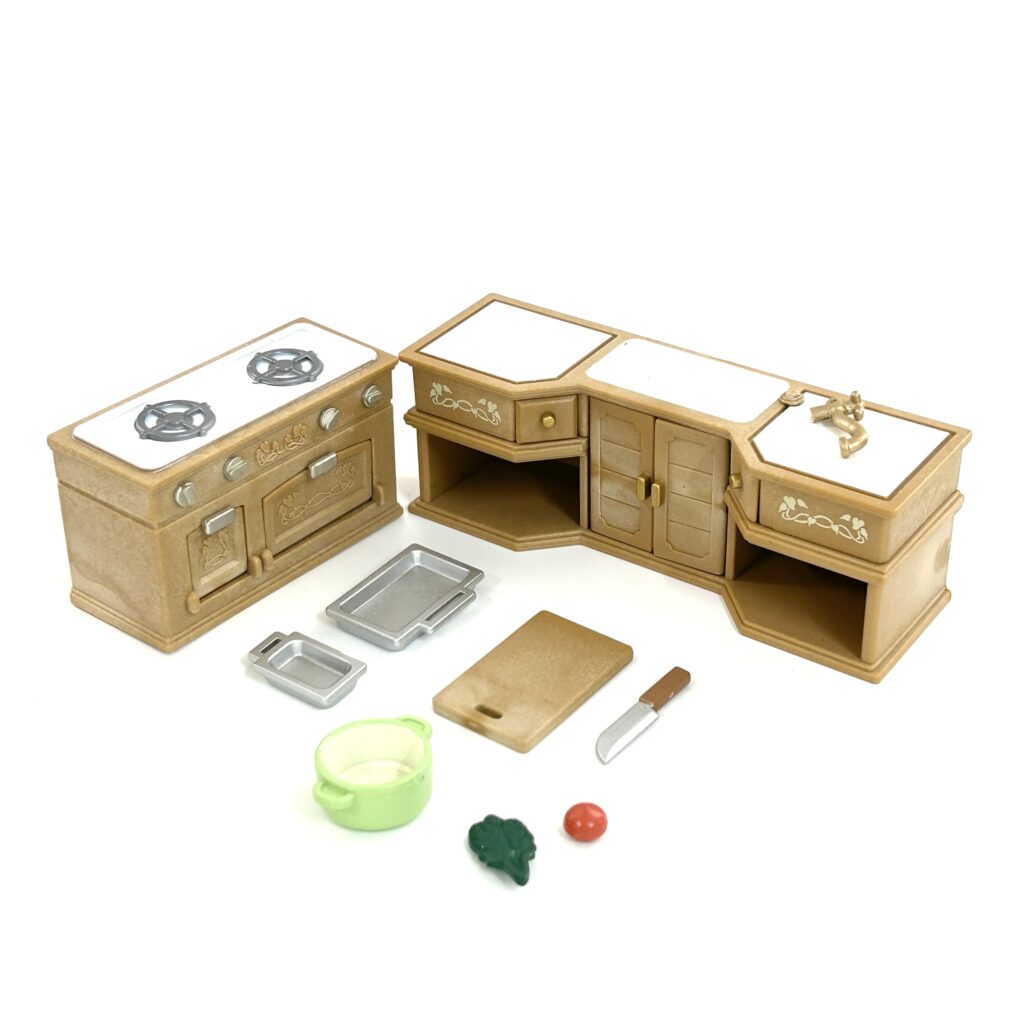 [used] Kitchen Set KA-411 Sylvanian Families Calico Critters