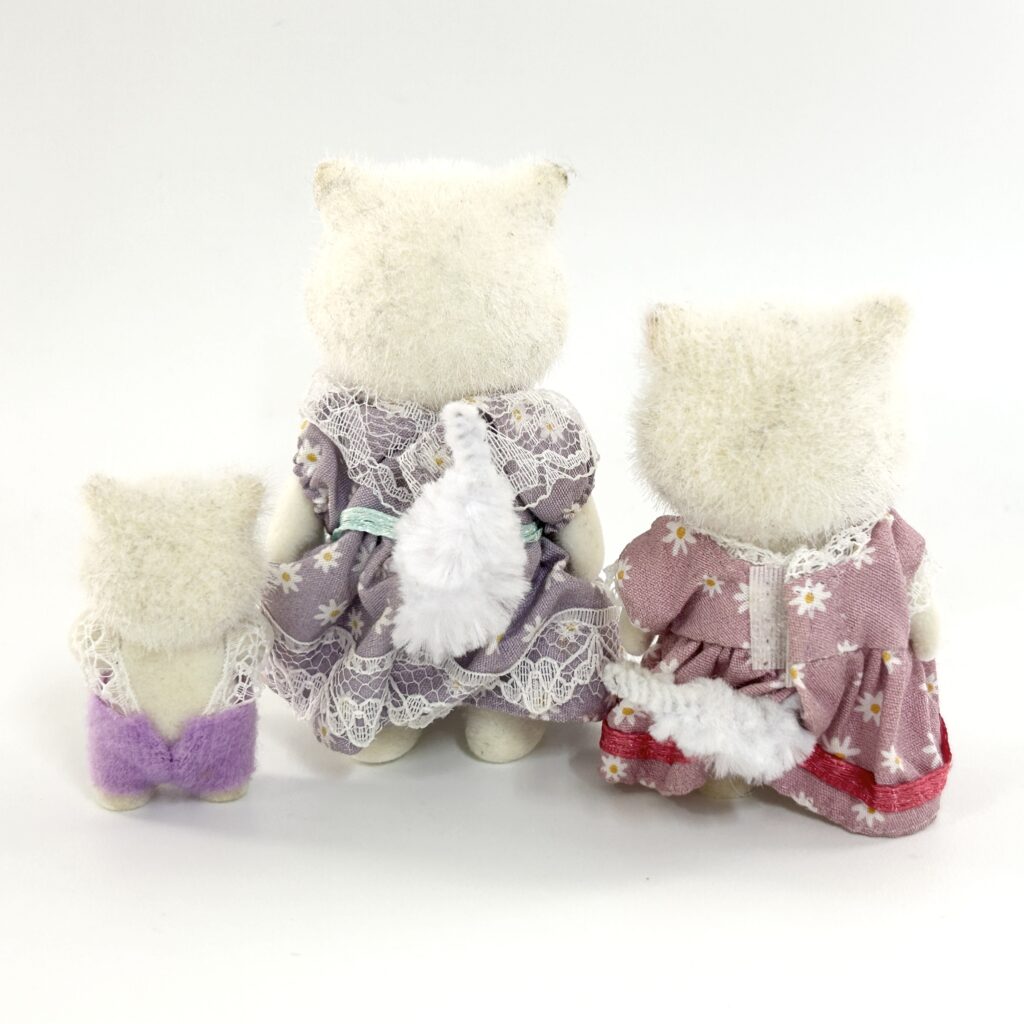 [used] Persian Cat Mother GIrl Baby Sylvanian Families Calico Critters