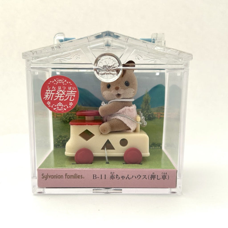 BABY CARRY CASE BABY CAR SQIRREL B-11 Retired Sylvanian Families