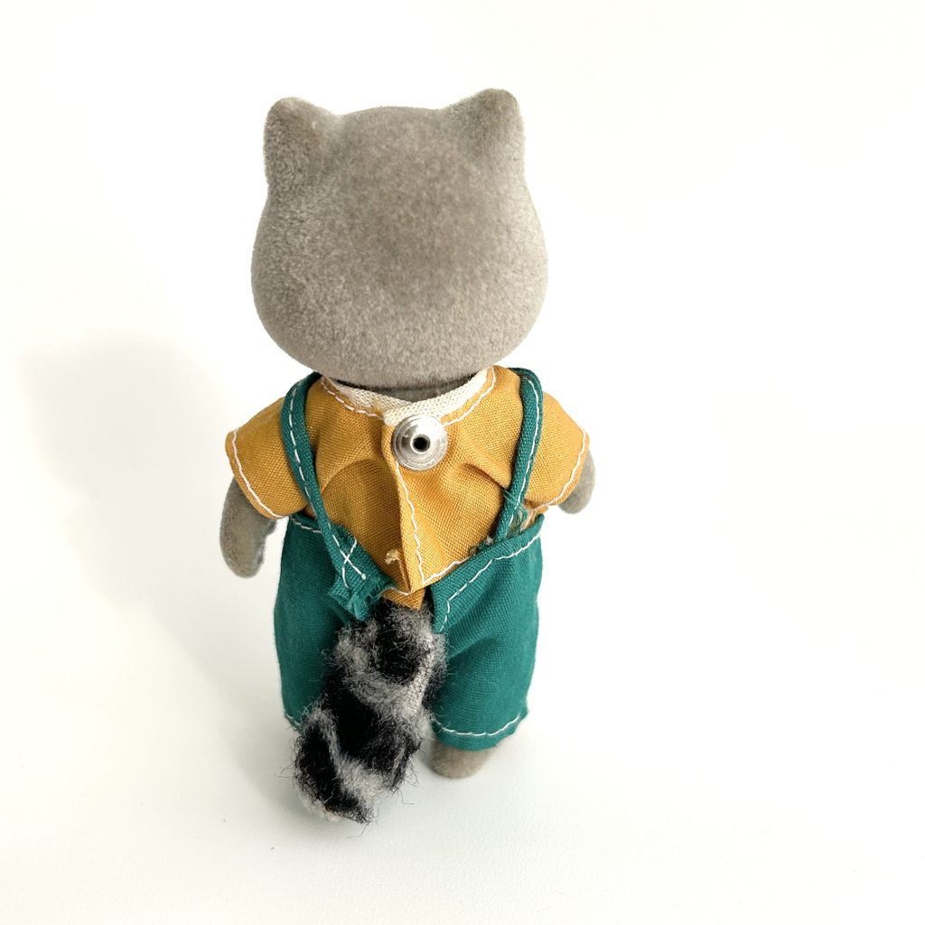 [used] Vintage Raccoon Father Sylvanian Families Calico Critters