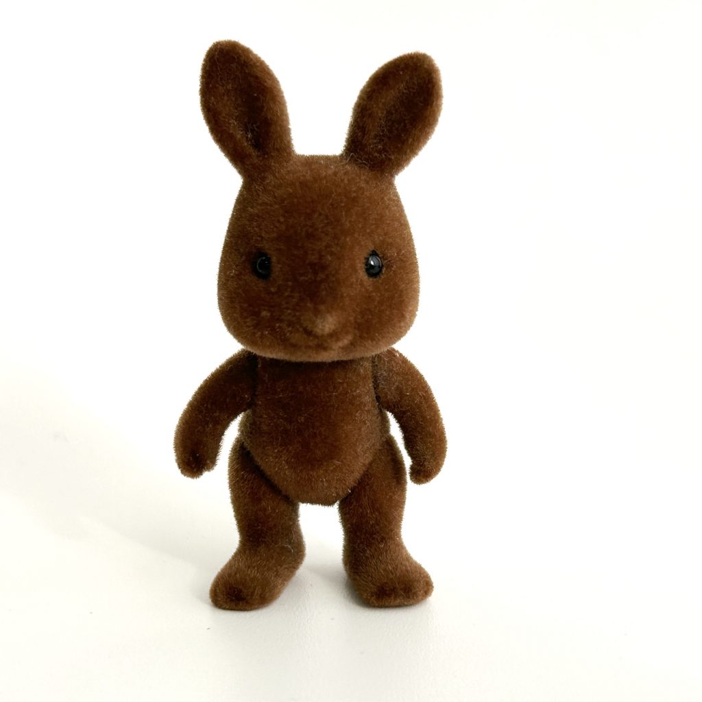[used] Vintage Brown Rabbit Boy Sylvanian Families Calico Critters