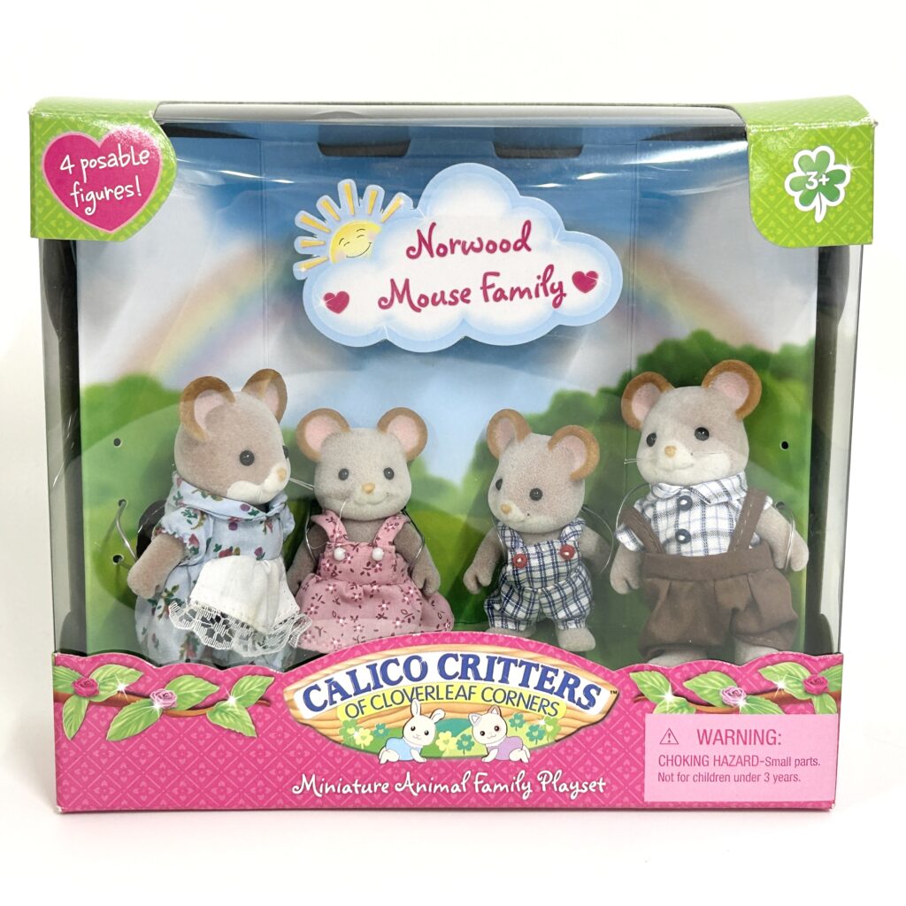 [used] Norwood Mouse Family CC1635 Sylvanian Families Calico Critters