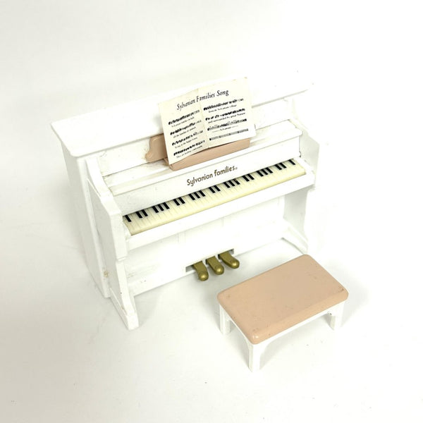 [Used] WHITE PIANO Epoch Japan Sylvanian Families