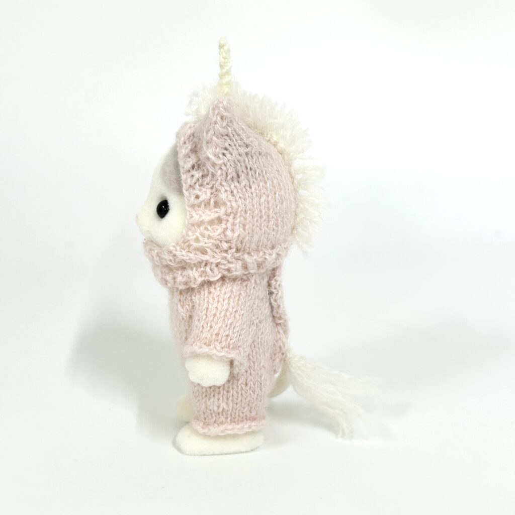 Knitted Unicorn Costume Hanodmade
