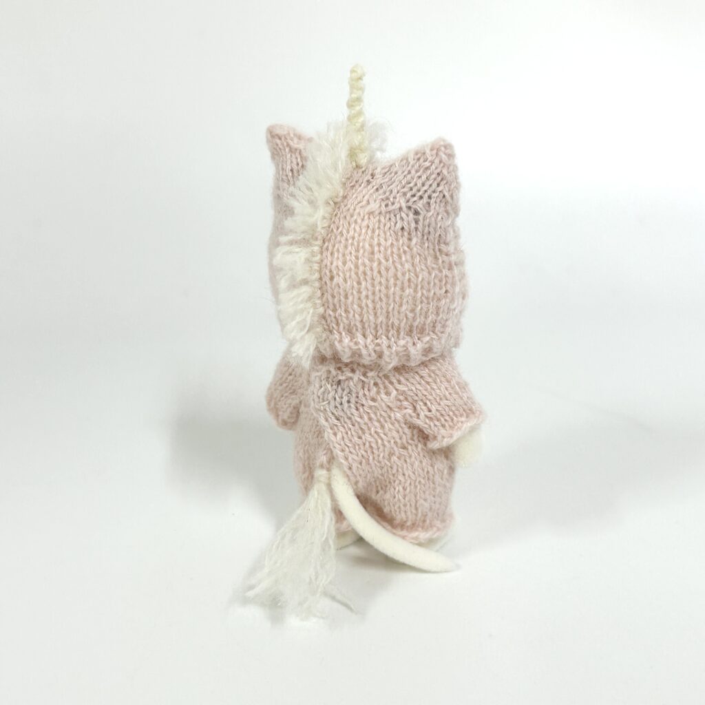 Knitted Unicorn Costume Hanodmade