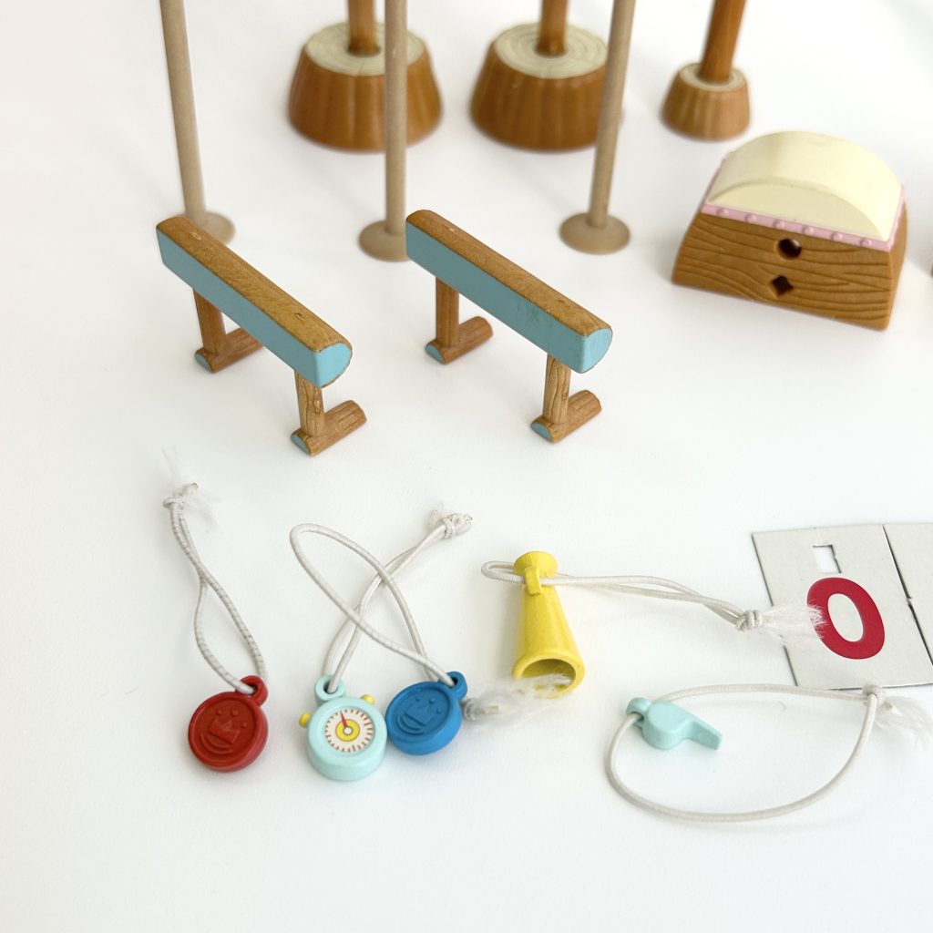 [used] Vintage School Sports Day Set 1998 S-08 Sylvanian Families Calico Critters